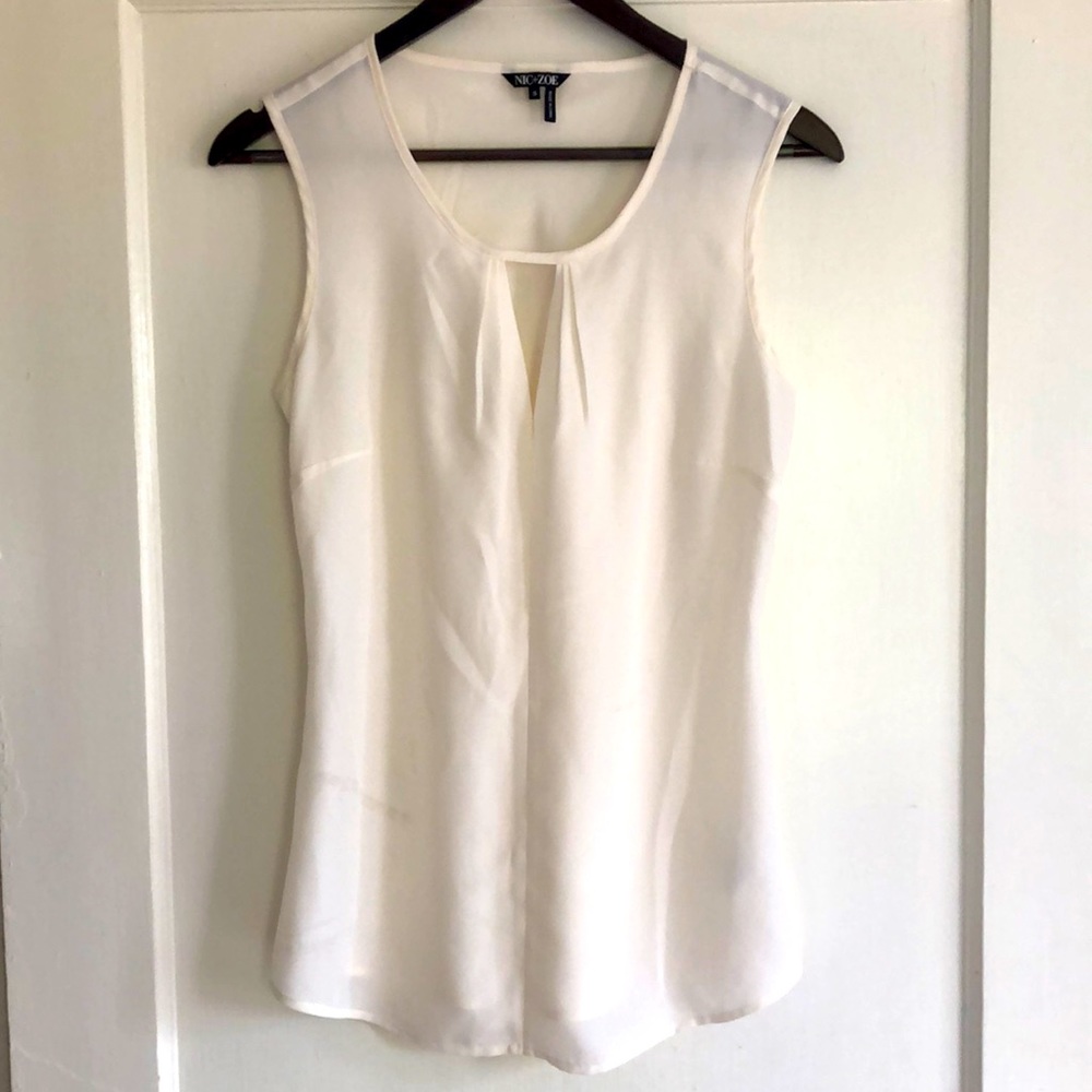 Women’s NIC & ZOE Sleeveless Blouse Size Small